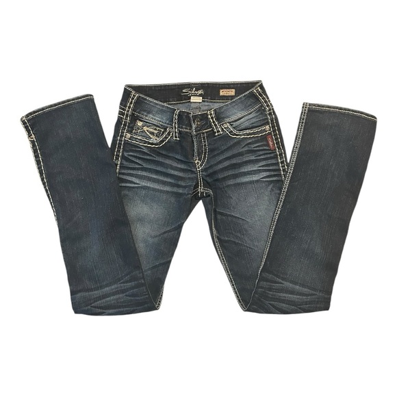 Women’s Silver Jeans Mackenzie Slim Boot Size W/27-L/32 - Picture 3 of 10